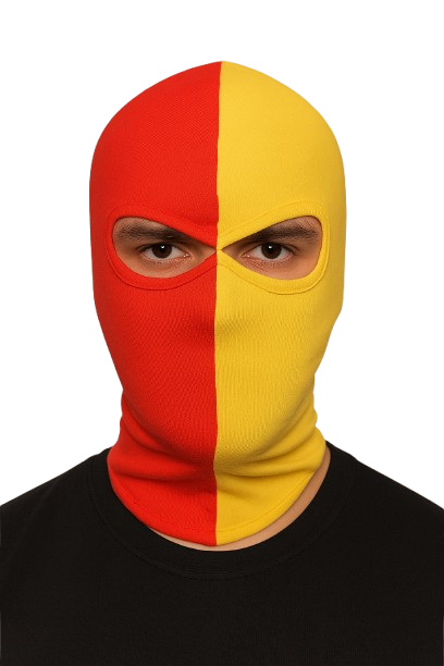 Rood-Gele balaclava