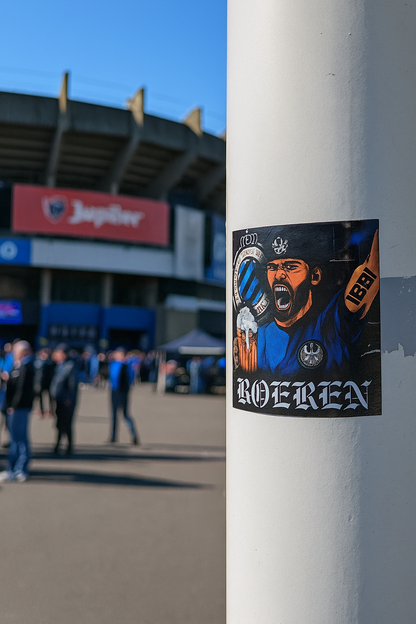 25x Club Brugge K.V. stickers
