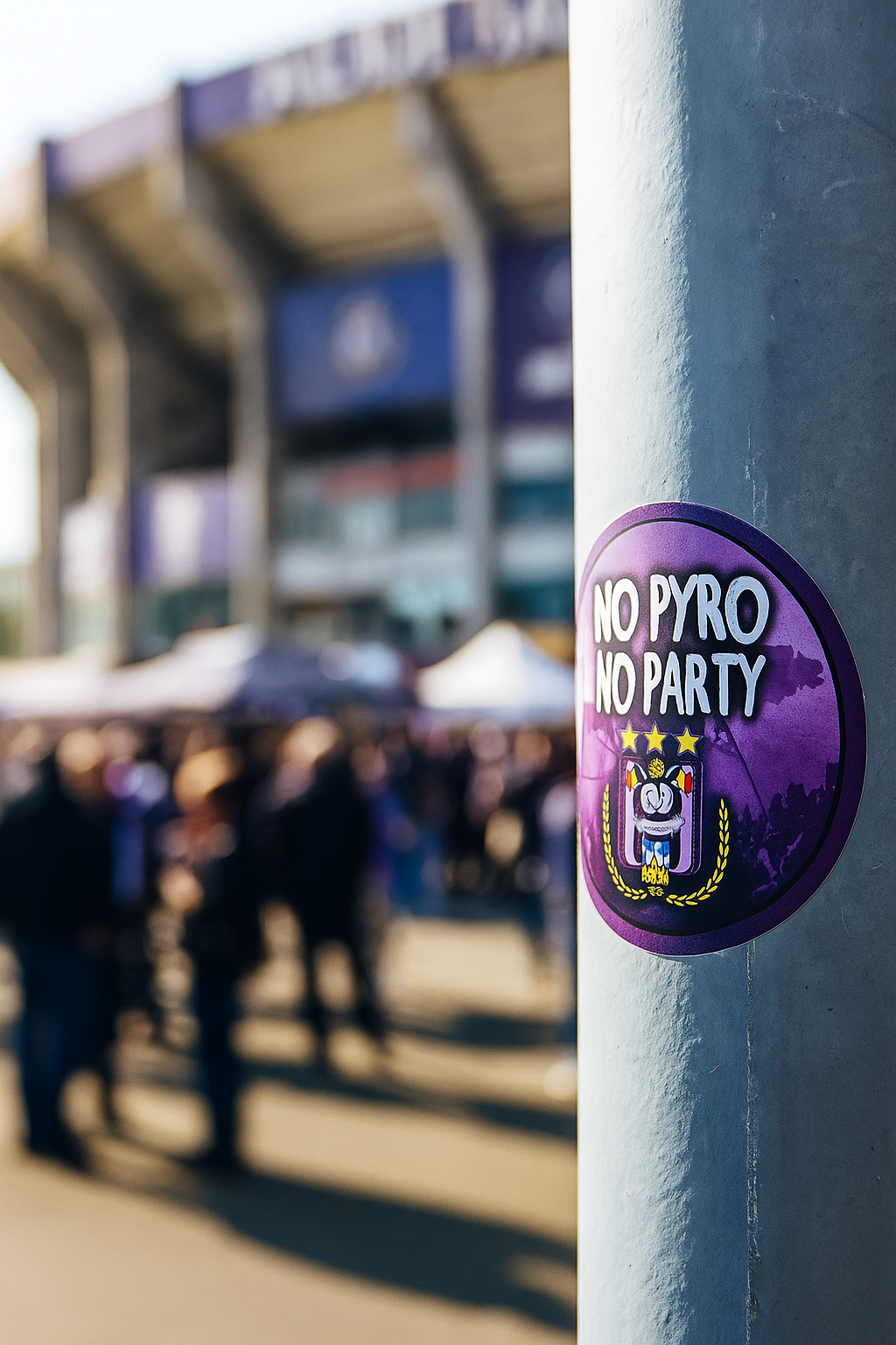 25x R.S.C. Anderlecht stickers