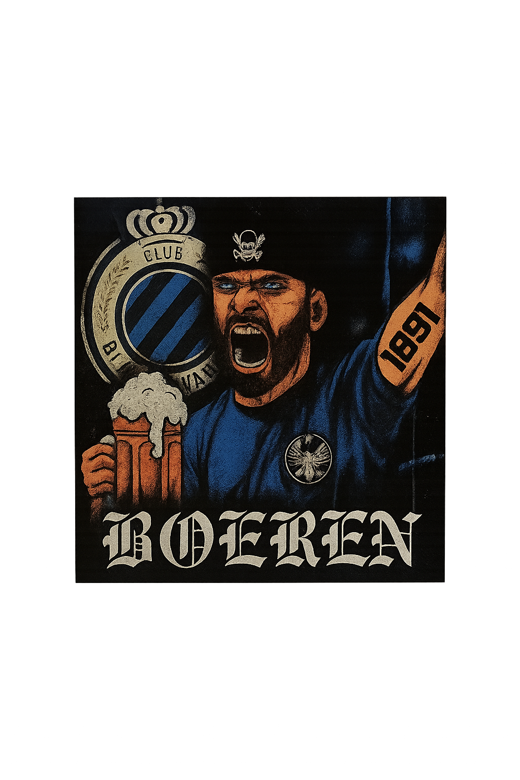 25x Club Brugge K.V. stickers