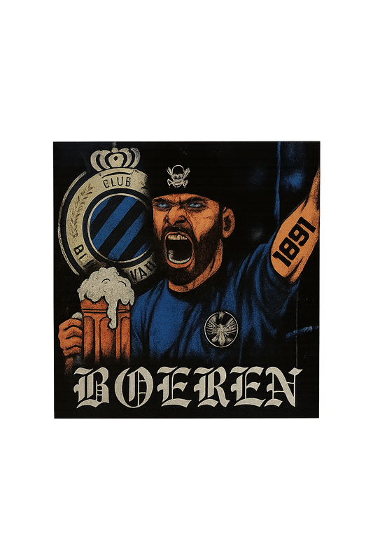 25x Club Brugge K.V. stickers