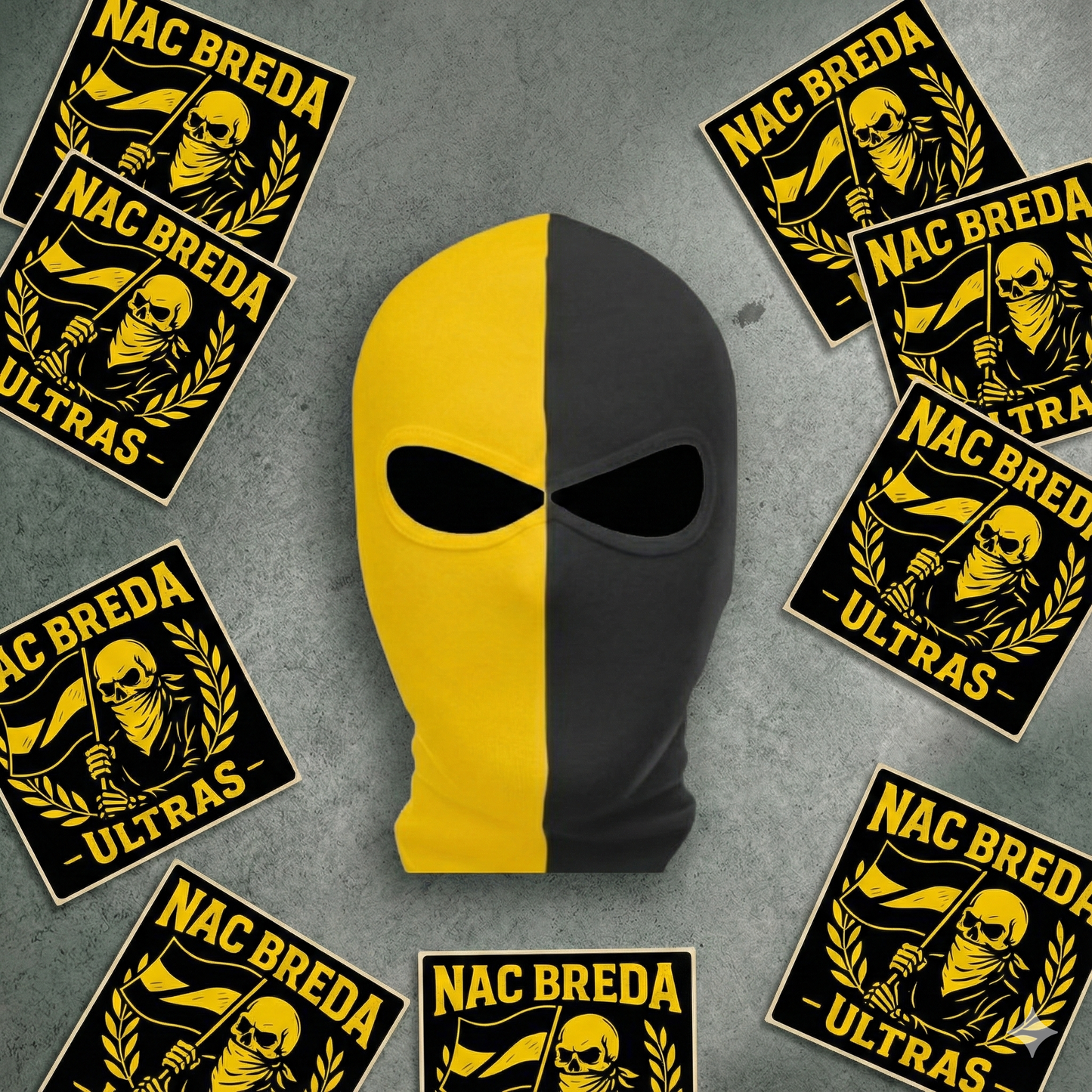 Nac Breda Bundel (1 balaclava & 25 stickers)