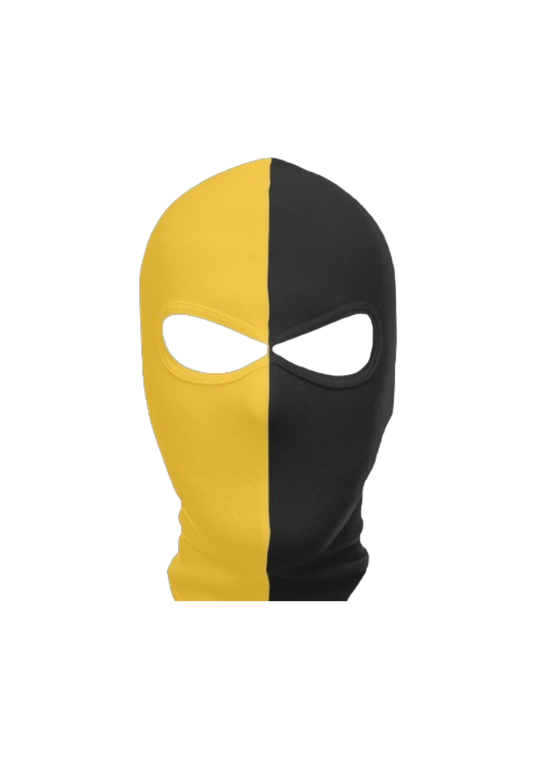 Geel-Zwarte balaclava