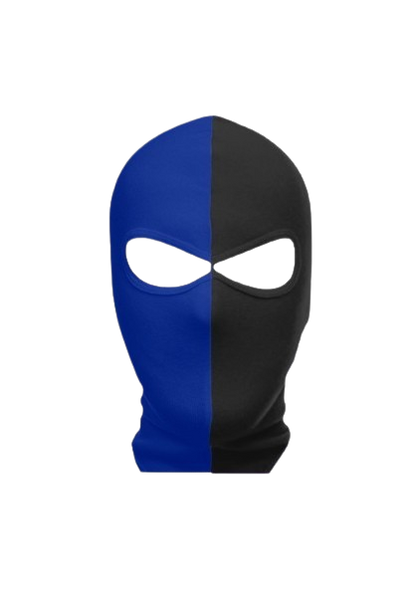 Blauw-Zwarte K.V. balaclava